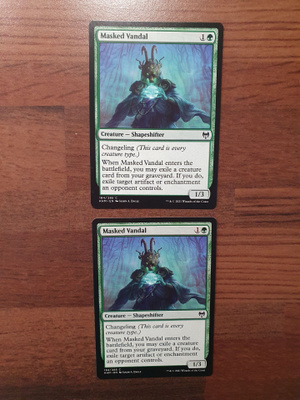 Magic the Gathering Masked Vandal 2 korttia