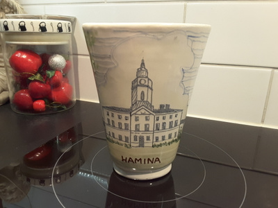 Keramiikka maljakko Hamina