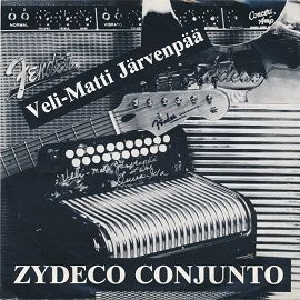 Veli-Matti Järvenpää 7" Zydeco conjunto Moi Madmoiselle 1990