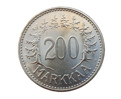 200 markkaa v. 1959 Hyväkuntoinen!