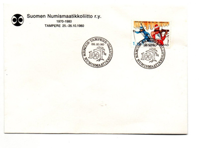 Tampere: Numismaatikkoliitto (erikoisleima 26.10.1980)