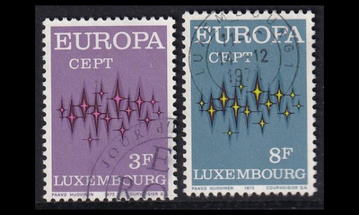 Luxemburg 846-7 o Europa (1972)