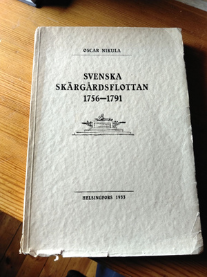 oskar nikula svenska skärgårdflottan 1756-1791