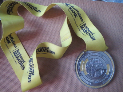 Bukarest Maraton 2016 -mitali