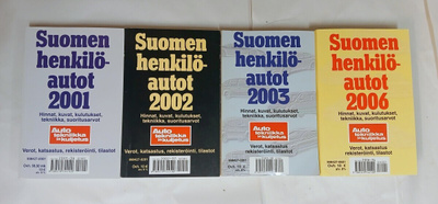 Suomenhenkilöautot 2001,2002,2003 ja 2006 4kpl