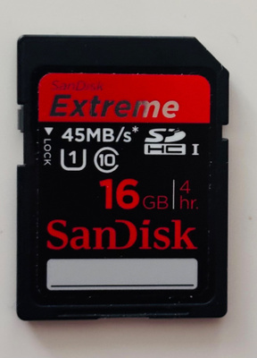 Muistikortti SanDisk 16Gb