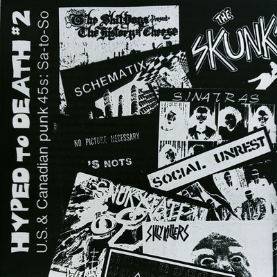 HYPED TO DEATH #2 kokoelma 1977-1985 usa & canada