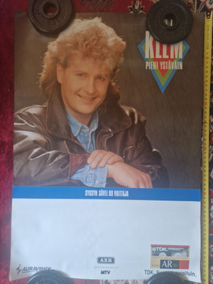 Ari Klem vintage keikkajuliste 60×42cm