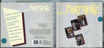 PIIRPAUKE . CD-LEVY . LIVE IN EUROPE