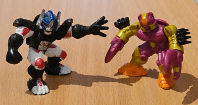 Transformers OPTIMUS PRIMAL vs PREDACON TARANTULAS 2008