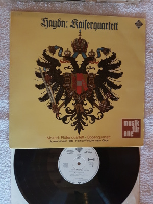 Haydn / Mozart: Kaiserquartett / Flöten- & Oboenquartett LP