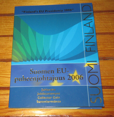 5 euroa Suomen EU-puheenjohtajuus 2006 uutavastaava