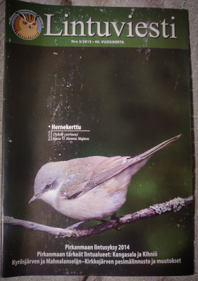LINTUVIESTI 3/2015 Pily yhdistyslehti