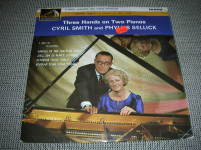 LP vinyyli Three hands on two pianos
