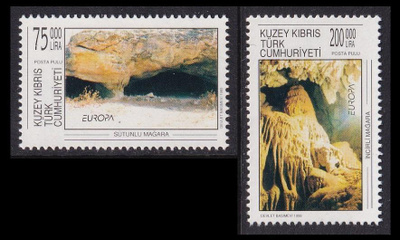 Turkki Kypros 499-500 ** Europa luonnonpuistot (1999)
