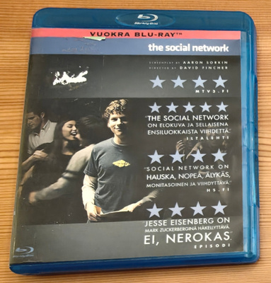 The Social Network Blu-ray