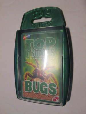 Top Trumps: Bugs (Ötökät) - pelattavat keräilykortit