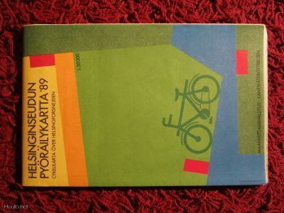 HELSINGIN SEUDUN PYÖRÄILY KARTTA 1989