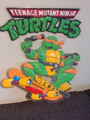 TMNT wall hanger  MICHEALANGELO - HEAD HUNTER STORE.