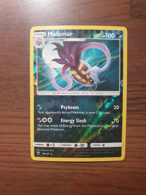 Pokemon Malamar 90/147 Reverse holo rare