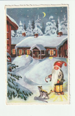 Postikortti, JOULUKORTTI  vanha