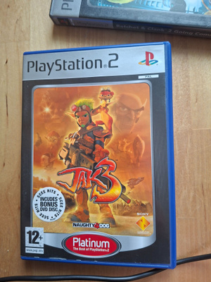 PS2 Jak 3 + kotelo ja ohjeet