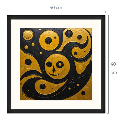 Uusi uniikki abstrakti art print taulu 40 cm x 40 cm
