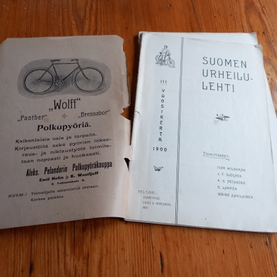 Suomen urheilulehti - marraskuu 1900