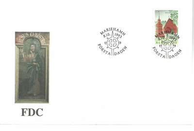 ÅLAND EPK FDC 6/1993: Sottungan kirkko