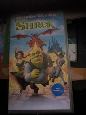 VHS videokasetti Shrek 1  kpl