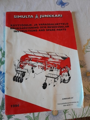 simulta junkkari kylvinkone manual