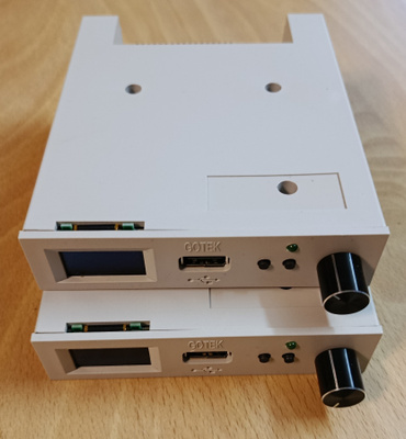 GOTEK Flash floppy(OLED + pyörövalitsin) – AT32F435 -teholla