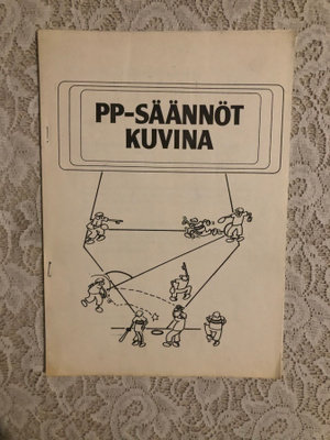 Pesäpallo-säännöt kuvina. 1988.