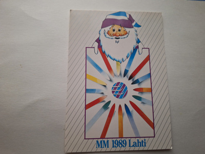 POSTIKORTTI MM LAHTI 1989