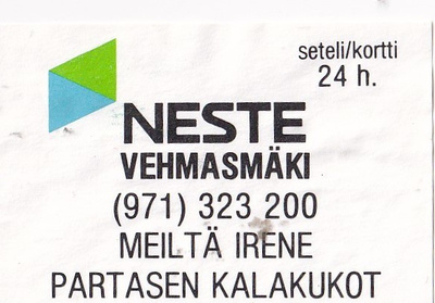Vehmasmäki,  NESTE   7/8