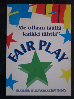 KULKEMATON SUOMEN SUURKISAT HELSINKI ESPOO VANTAA 1990