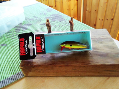 Rapala F-3  Bleeding Hot Olive