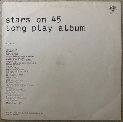 [LP] STARS ON 45: LONG PLAY ALBUM