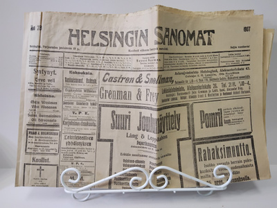 Helsingin Sanomat  N:o 289 1907