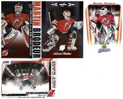4 x MARTIN BRODEUR Devils, sis. 1 x ErikoisKortti