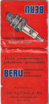 Helsinki, Oy Auto - Ala Ab, BERU   b566