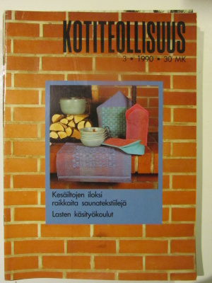 Kotiteollisuus lehti • N:ro 3/1990