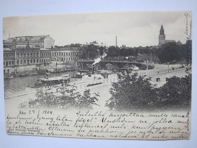 VANHA Postikortti Turku 1904