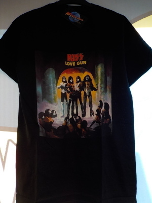 KISS - LOVE GUN UUSI T- PAITA S - KOKO (W)