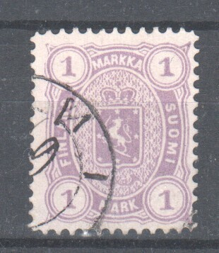 1882 1 mk leimapaino