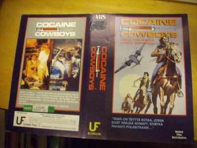 Vhs kansipaperi Fix - COCAINE COWBOYS (Sis.postikulut)