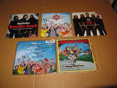 Da Da -Kuulat Sekaisin CD+3kpl:tta PROMO CDS :YÖ, Apulanta+1
