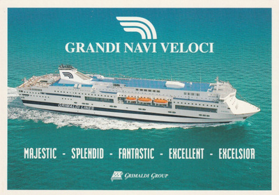 LAIVAKORTTI - M/S GRANDI NAVI VELOCI