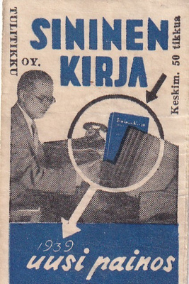 Sininen Kirja  1939,  Uusi painos    s18