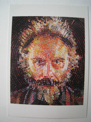 Chuck Close ”Lucas II” – taidepostikortti